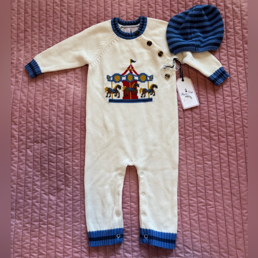 Classic Prep onesie - size 12-18M